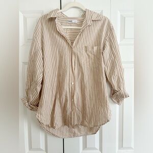 Striped Button Down Shirt